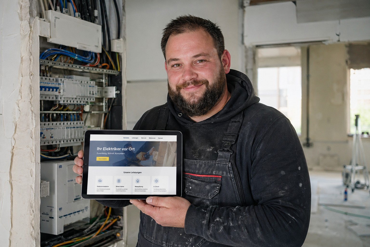 Elektriker Werbung